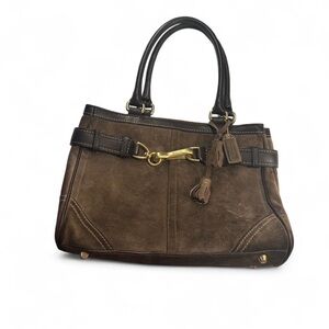 vintage coach legacy suede satchel